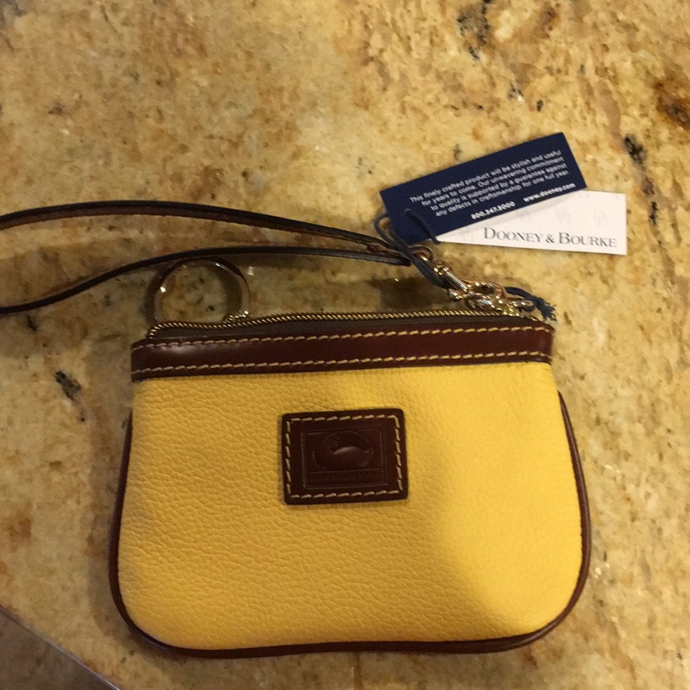 Leather Dooney & Bourke wristlet
